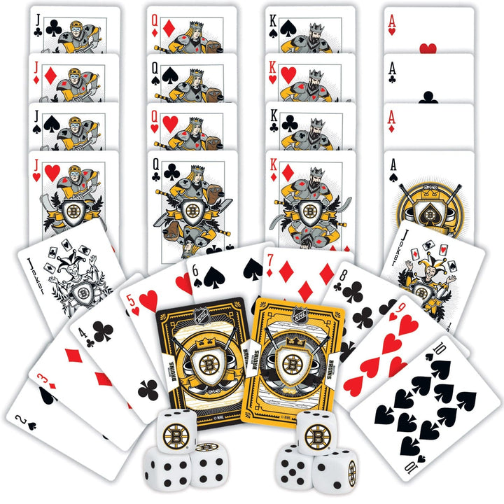 Boston Bruins - 2-Pack Playing Cards & Dice Set