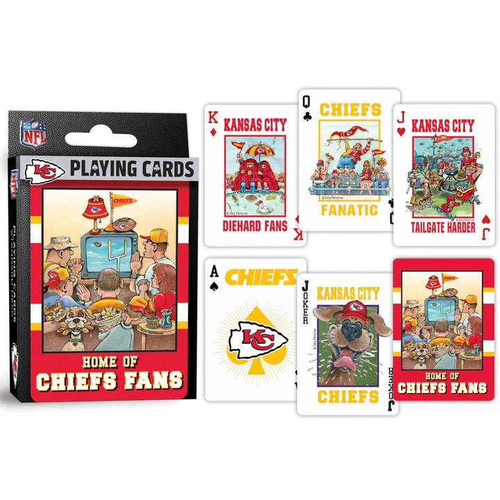 Kansas City Chiefs Fan Deck Playing Cards - 54 Card Deck