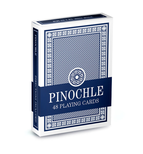 Unbranded Blue Pinochle Playing Cards Single Deck