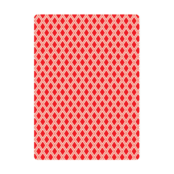 Unbranded Red Poker Size Regular Index Playing Cards Single Deck