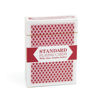 Unbranded Red Poker Size Jumbo Index Playing Cards - QTY 12