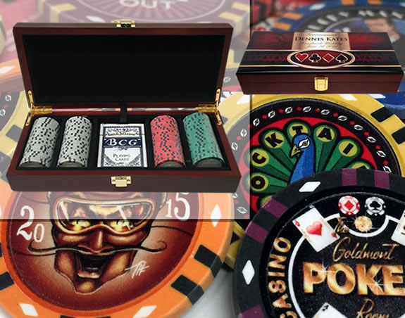 gennemse Hvad angår folk Ydmyg Personalized Custom Mahogany Wood Poker Chip Set - 100 13g Clay Infinity  Chip – Poker Chip Lounge