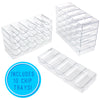 1000 Capacity Acrylic Poker Chip Carrier With Trays