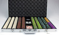 Rock & Roll 13.5 Gram Clay Poker Chips in Standard Aluminum Case - 1000 Ct.
