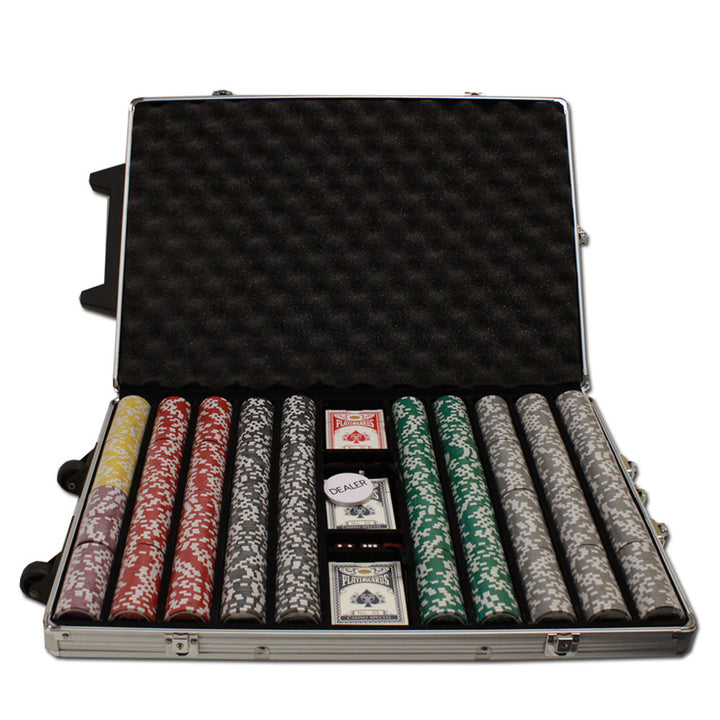 Brybelly Chip Da Poker In Composito D'Argilla – 14 Grammi, Denominazione Da $5 Rosso, Pacco Da 50