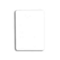 Set of 10 White Plastic Poker Size Cut Cards