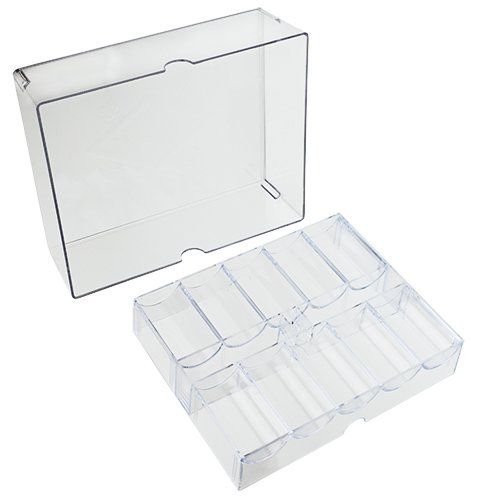 200 Ct Acrylic Chip Tray WITH Lid