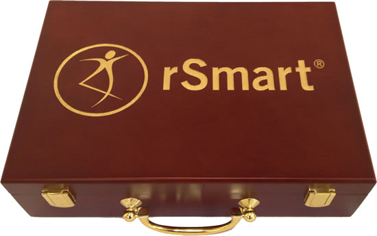 300 Capacity Mahogany Cutom Engraved Wood Poker Case With Gold Color Fill - rSmart Design