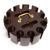 Diamond Suited 12.5 Gram ABS Poker Chips in Wood Carousel - 300 Ct.
