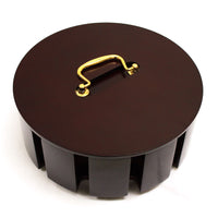 Diamond Suited 12.5 Gram ABS Poker Chips in Wood Carousel - 300 Ct.