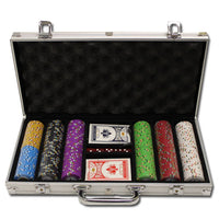 Desert Heat 13.5 Gram Clay Poker Chips in Standard Aluminum Case - 300 Ct.