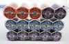 Chip rack for 43mm size poker chips