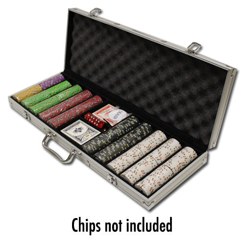 500 Capacity Aluminum Poker Chip Case Poker Chip Lounge