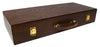 500 Capacity Walnut Wooden Poker Chip Case