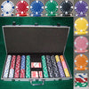 Diamond Suited 12.5 Gram ABS Poker Chips in Aluminum Case - 750 Ct.