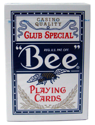 Bee No. 92 Diamond Back Club Special Red Blue Poker Size Regular Index Double Deck Set