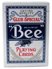Bee No. 92 Diamond Back Club Special Red Blue Poker Size Regular Index Double Deck Set  - Qty 12