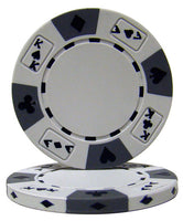 Ace King Suited 14 Gram Clay Poker Chips in Acrylic Trays - 200 Ct.