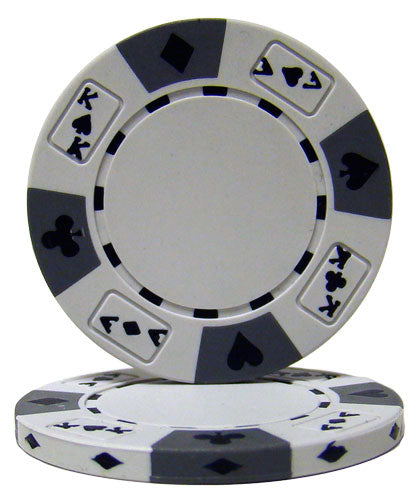 Fichas de póquer de arcilla Ace King Suited de 14 gramos en caja de aluminio - 750 ct.