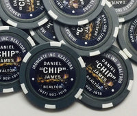11.5 Gram Prestige Series All-In Custom Poker Chip Sample Pack - 7 chips