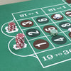 Blackjack and Roulette Table Felt