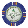 Fichas de póquer de arcilla Bluff Canyon de 13,5 gramos en caja de aluminio - 600 ct.