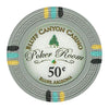 Bluff Canyon 13.5 Gram Clay Poker Chips in Black Aluminum Case - 500 Ct.