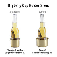 Jumbo Brass Drop-In Cup Holder