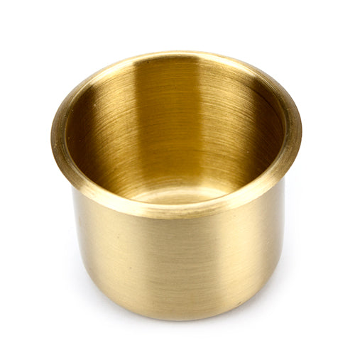 Small Brass Drop-In Cup Holder