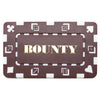 Rectangular Bounty Brown Poker Plaques - Qty 5