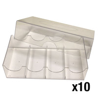 Poker Chip Storage Box - Holds 100 Chips - Pack of 10