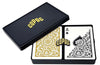 Copag 1546 Black Gold Poker Size Regular Index Double Deck Set- 12 Sets