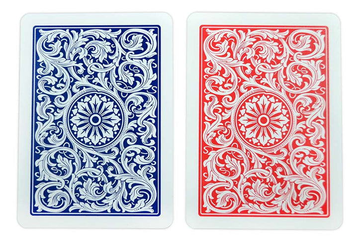 SLOWPLAY Cartes de Poker en Plastique, Double Paquet Bleu et Rouge, Index Jumbo, imperméable et Lavable, Jeu de Cartes de Poker Professionnelles, Cartes à Jouer de Texas Holdem Poker SLOWPLAY Cartes de Poker en Plastique, Double Paquet Bleu et Rouge, Index Jumbo, imperméable et Lavable, Jeu de Cartes de Poker Professionnelles, Cartes à Jouer de Texas Holdem Poker