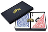 Copag 1546 Red Blue Poker Size Regular Index Double Deck Set- 12 Sets