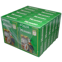 Modiano Cristallo Light Green Poker Size Jumbo 4 PIP Index Single Deck