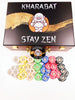 Custom Poker Set In Mahogany Case 500 chips - Stay Zen.jpg