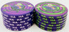Custom Ceramic Poker Chip - Joker House Stacked