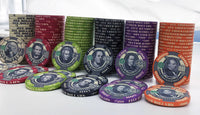 10 Gram Ceramic Custom Poker Chips - Semi Custom - Dead Presidents