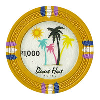 Desert Heat 13.5 Gram Clay Poker Chips