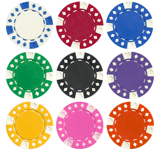 Diamond Suited 12.5 G Poker Chip - All Chips