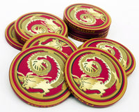Dragon 43mm Diameter Custom Ceramic Poker Chips