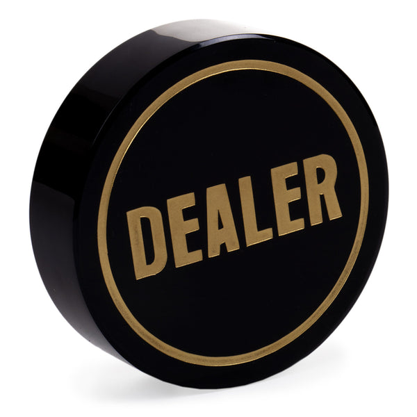 Crystal Black Dealer Button
