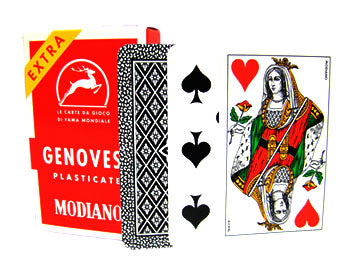 Modiano Genovesi Plastic Coated Italian Regional Playing Cards