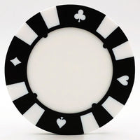 Giant Poker Chips - Blank - Black