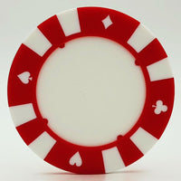 Giant Poker Chips - Blank - Red