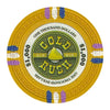Gold Rush 13.5 Gram Clay Poker Chips in Acrylic Carrier - 600 Ct.