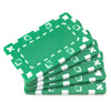 Rectangular Blank Green Poker Plaques - Qty 5