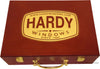 Custom Engraved With Gold Color - Hardy Windows - 500 Capacity Mahogany Wood Poker Case