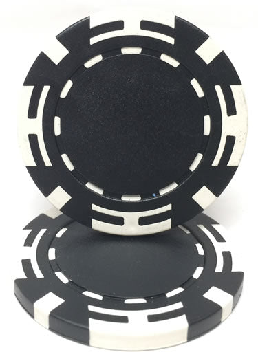 Custom Hot Stamped Poker Chips - 11.5 Gram Four I Chip - Letters & Denominations