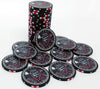 King Of Spades Custom Ceramic Poker Chips - Black